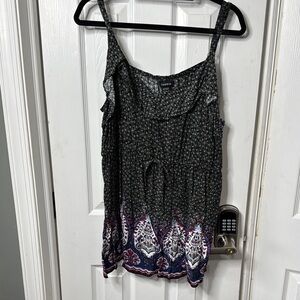 Torrid Black Relaxed Ruffled Camisole